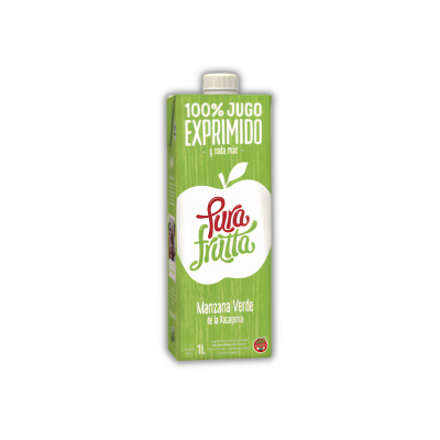 Jugo Natural Manzana Verde x 1 LT caja por 8