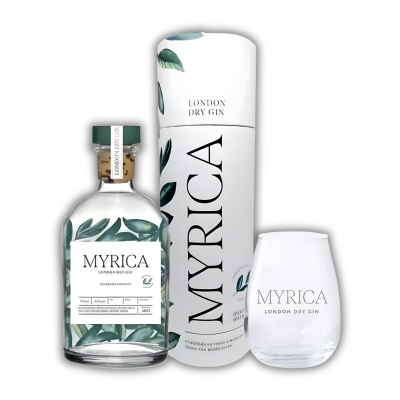 Estuche Tubo 1 Botella de Gin x 750ml + 1 Vaso Caja por 4 unidades